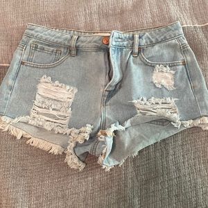 Pacsun high rise festival shorts size 25